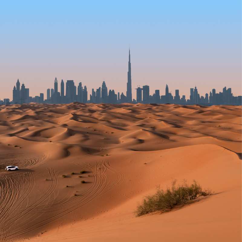 Dubai Skyline. COP 28 ANDE (by NANCY PAUWELS from Getty Images)