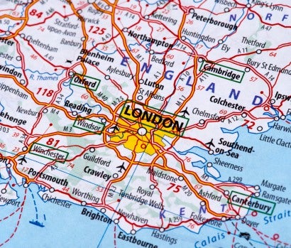 London England Map