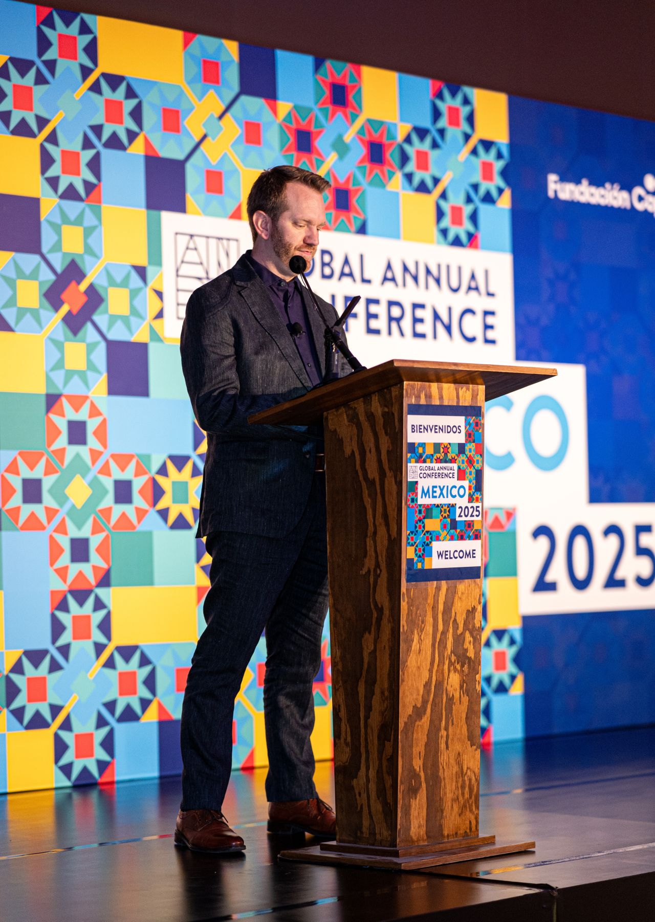 Devin Chesney at the Annual Conference 2025 opening.