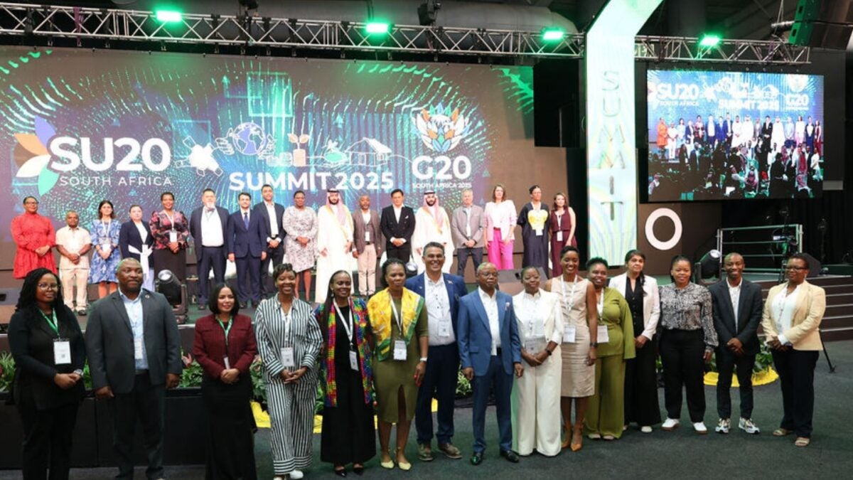 At the G20 Summit in South Africa.