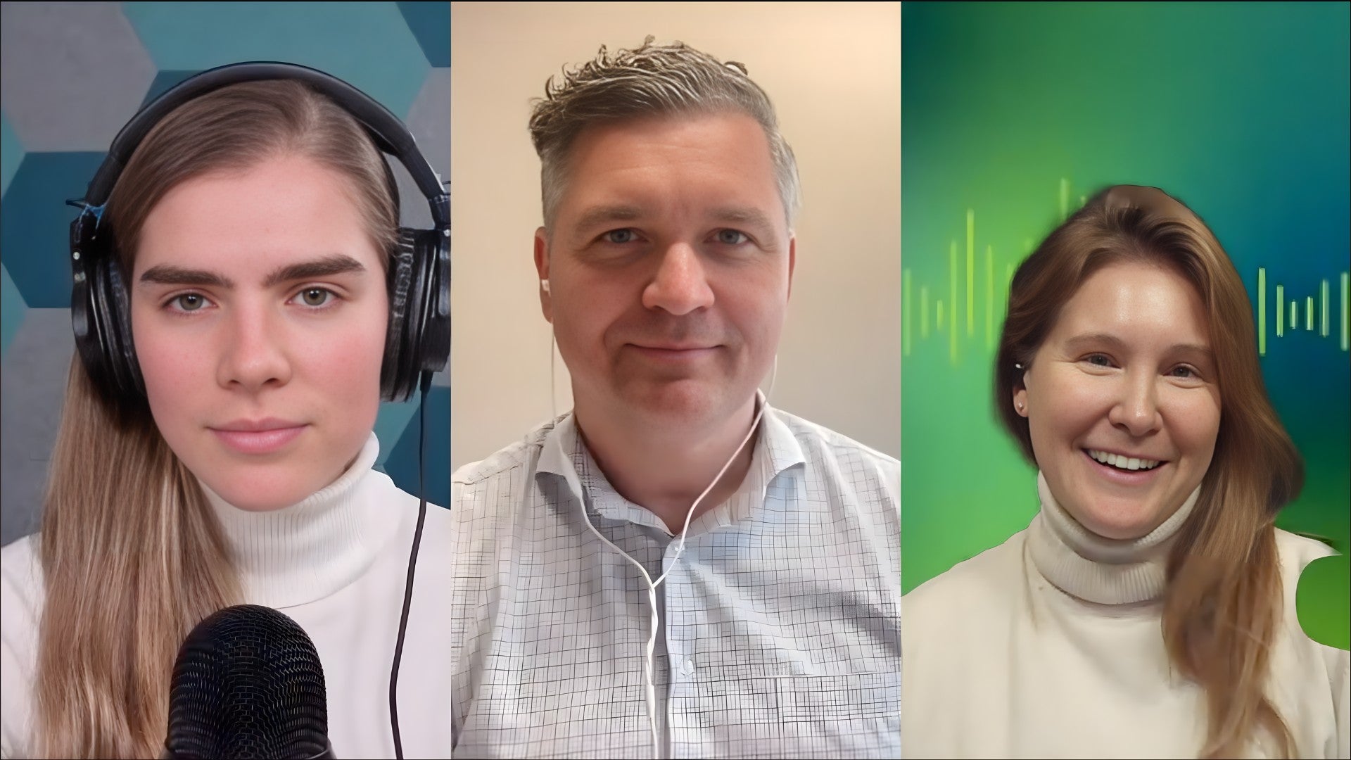 Gideon Blaauw, Regional Lead for CleantechHUB Latin America siting for an interview for the podcast Catalyzing Climate Conversations.