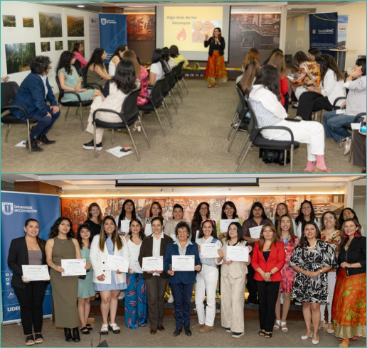 Fueling the Change participants in a training in Chile.